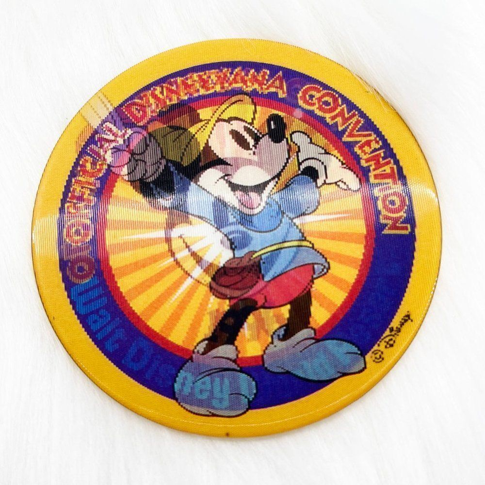🔮‎ 5/$25 Disney 1996 Disneyana Convention Mickey Lenticular Pin
